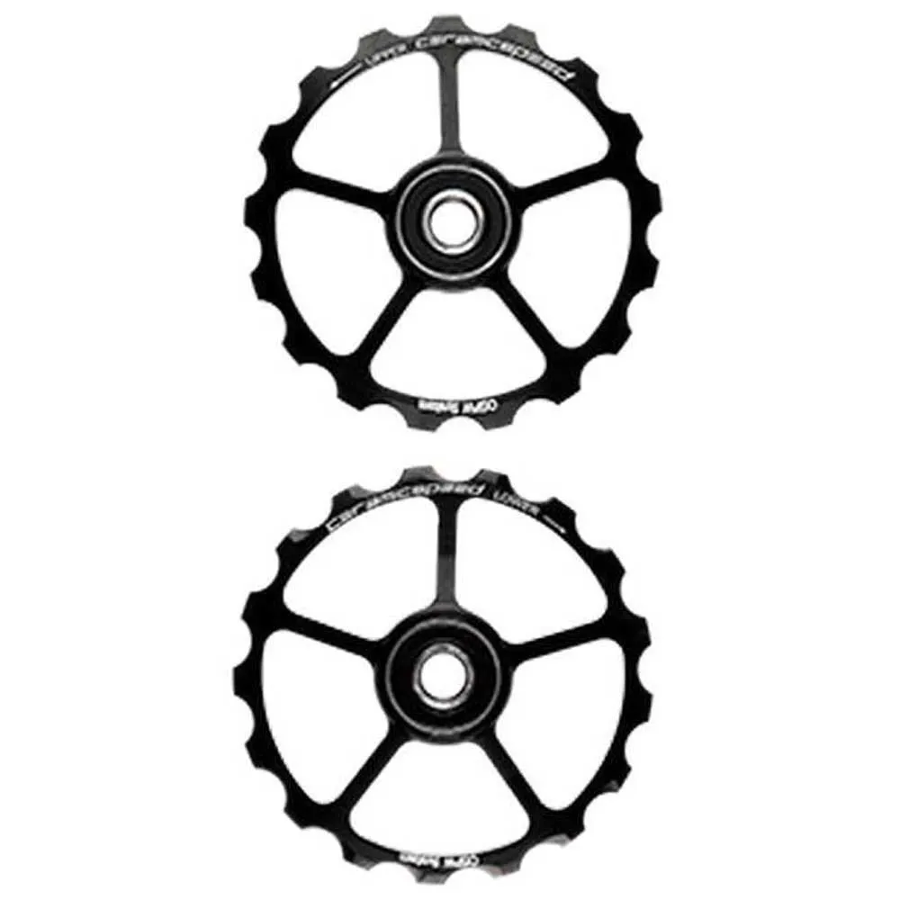 CeramicSpeed Shimano 10/11s Ultegra/dura Ace Coated Fahrrad-schaltröllchensatz, Black, 17t CeramicSpeed Shimano 10/11s Ultegra/dura Ace Coated Fahrrad-schaltröllchensatz, Black, 17t