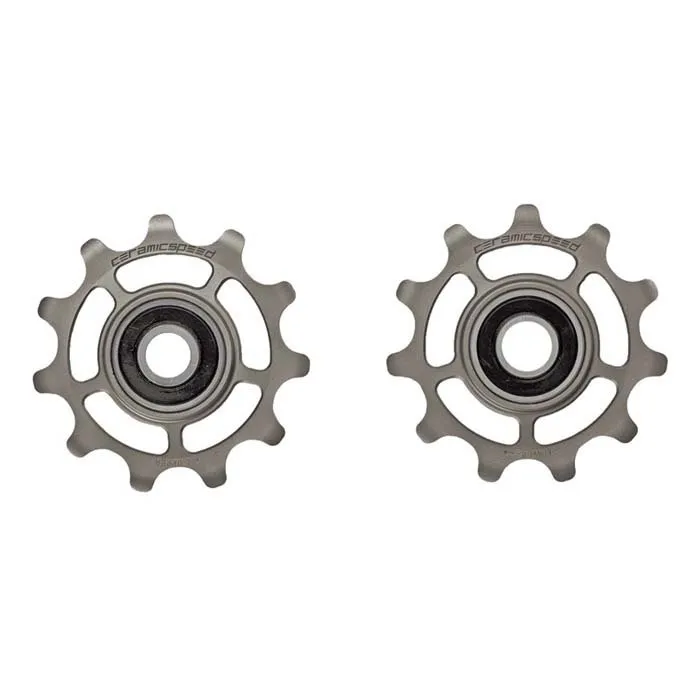 CeramicSpeed Shimano 9250/8150/7150 Ti Fahrrad-schaltröllchensatz, Black coated, One Size CeramicSpeed Shimano 9250/8150/7150 Ti Fahrrad-schaltröllchensatz, Black coated, One Size