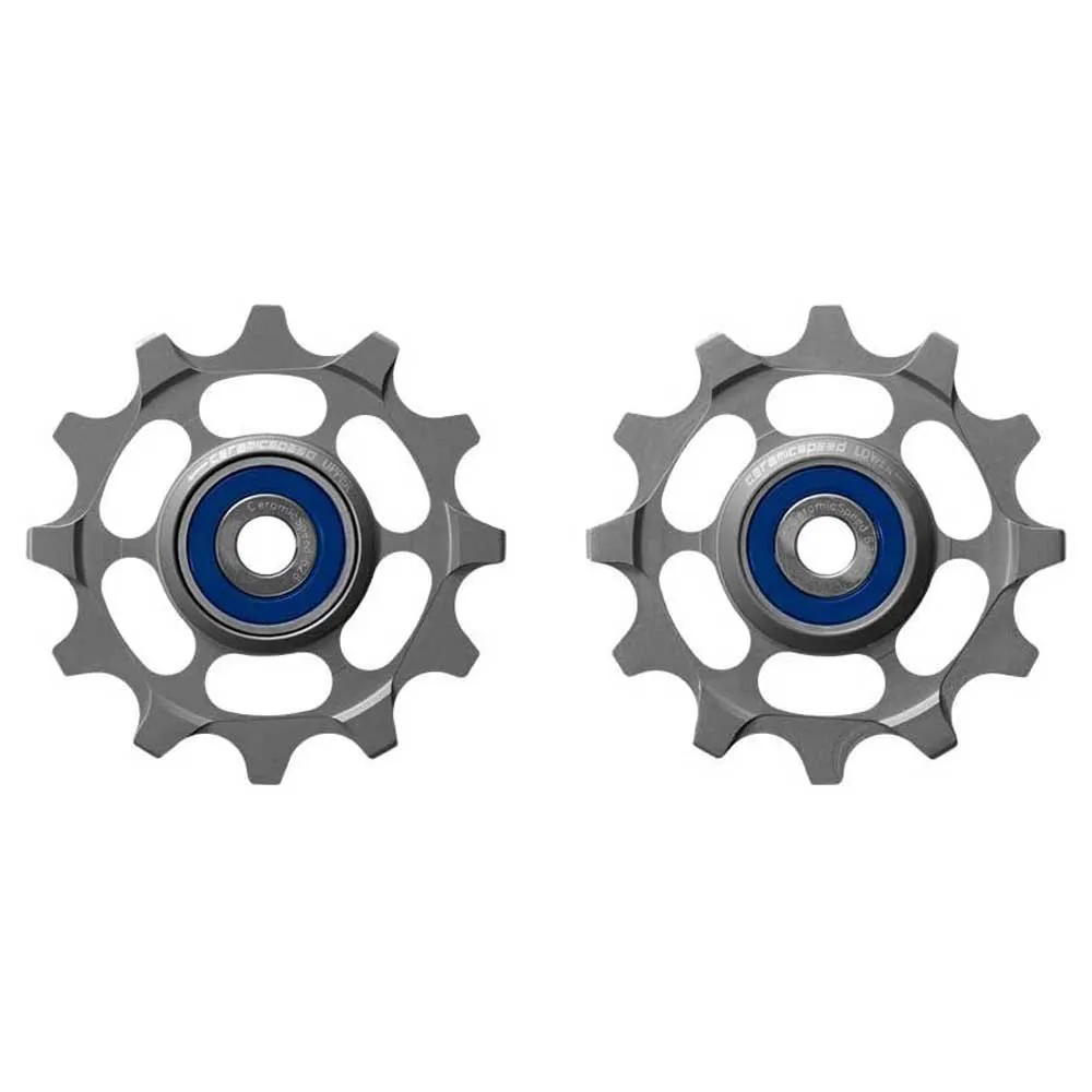 CeramicSpeed Sram 11s 1x 12s Fahrrad-schaltröllchensatz, Silver, 12t CeramicSpeed Sram 11s 1x 12s Fahrrad-schaltröllchensatz, Silver, 12t