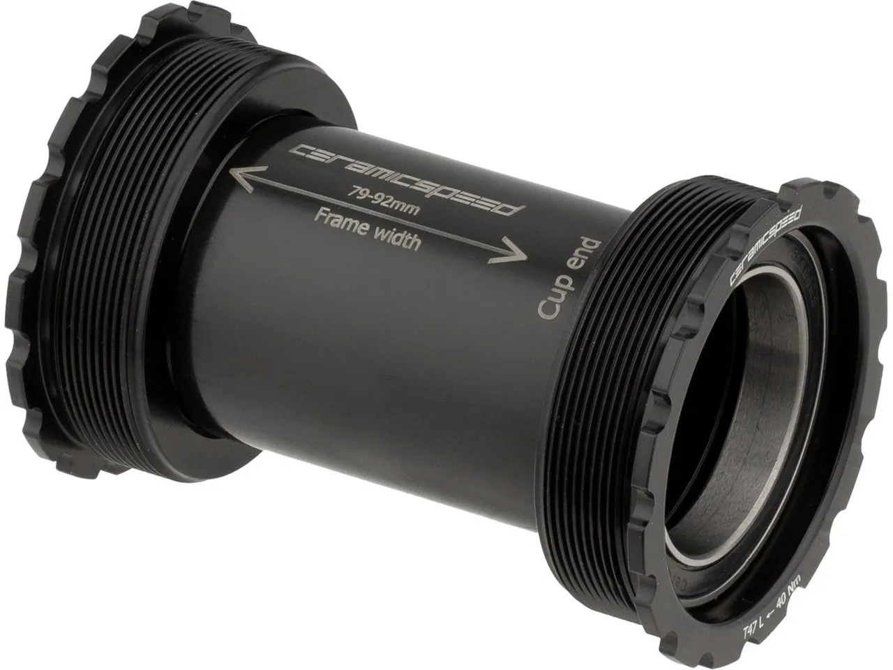 CeramicSpeed T47/86 30 mm Innenlager, Black, T47 CeramicSpeed T47/86 30 mm Innenlager, Black, T47