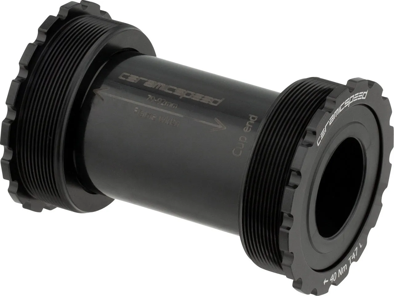 CeramicSpeed T47/86 Shimano Innenlager, Black, T47 CeramicSpeed T47/86 Shimano Innenlager, Black, T47