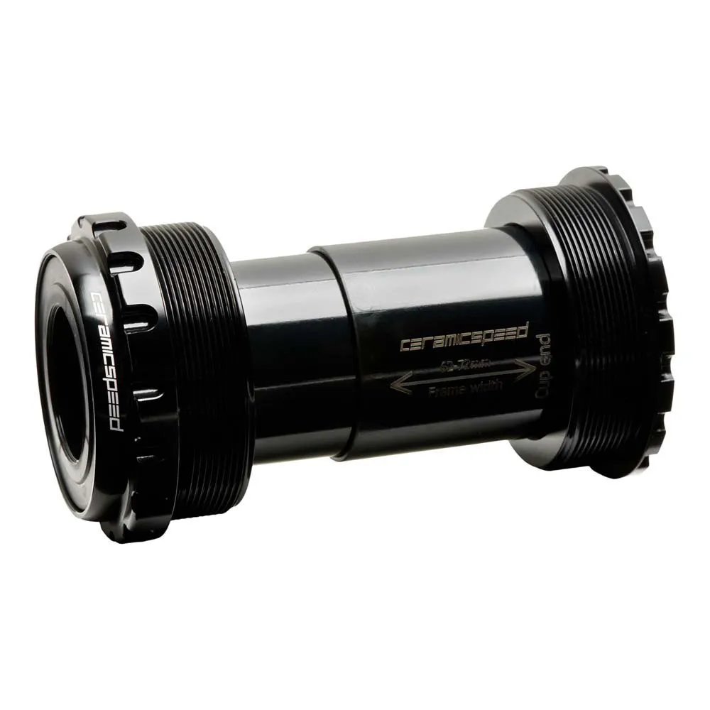 CeramicSpeed T47a Shimano Gravel Coated Lagerschalen, Black, 77mm CeramicSpeed T47a Shimano Gravel Coated Lagerschalen, Black, 77mm