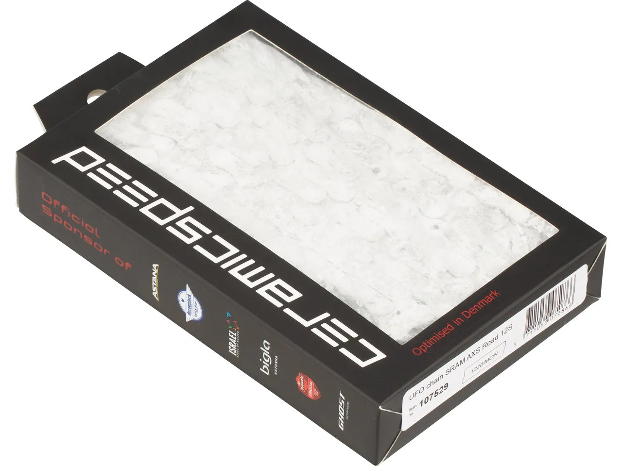 CeramicSpeed UFO SRAM AXS Road 12-fach Kette, Silver, 114 Links, 12s CeramicSpeed UFO SRAM AXS Road 12-fach Kette, Silver, 114 Links, 12s