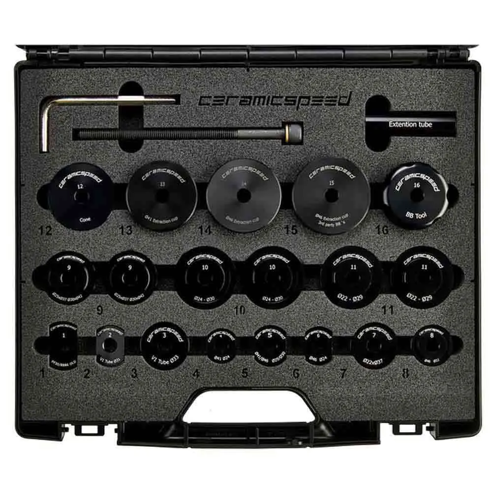 CeramicSpeed Werkzeugsatz Für Innenlager, Black, One Size CeramicSpeed Werkzeugsatz Für Innenlager, Black, One Size