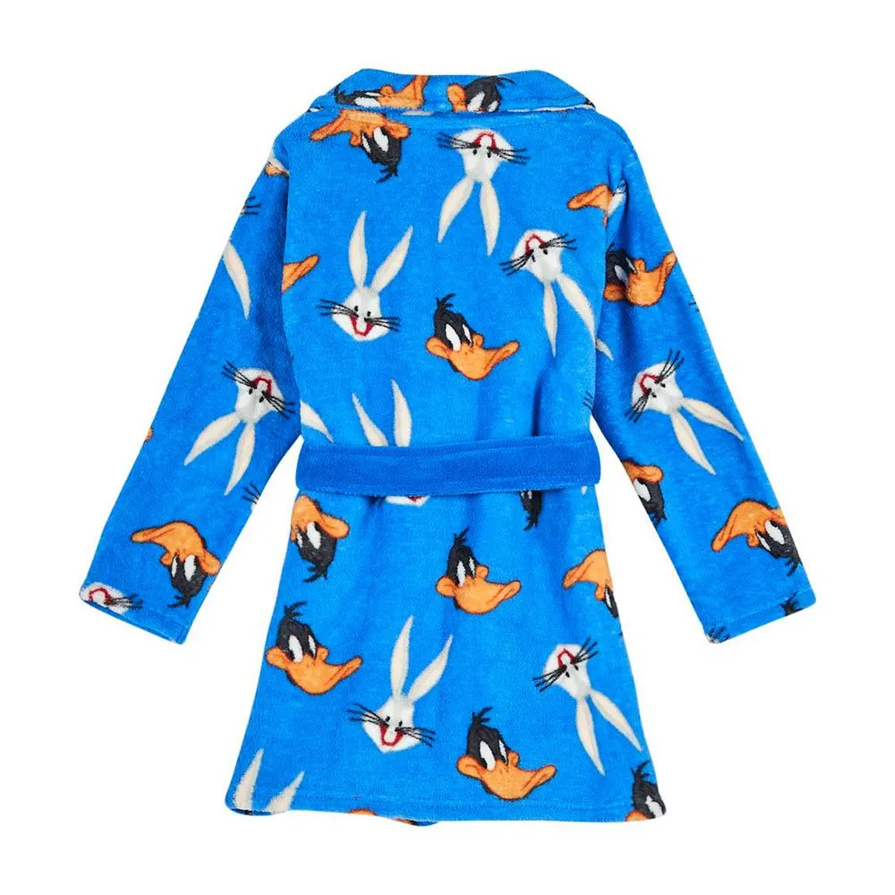 Cerda Group Coral Fleece Looney Tunes Bademantel, Blue, 5Y