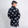 Cerda Group Coral Fleece Marvel Bademantel, Black, 7Y