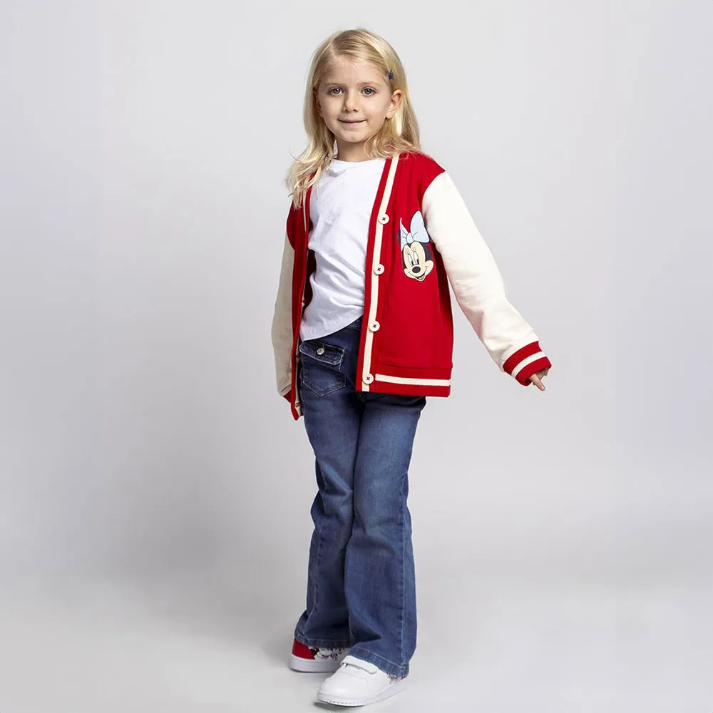 Cerda Group Cotton Brushed Baseball Minnie Jacke Cerda Group Cotton Brushed Baseball Minnie Jacke