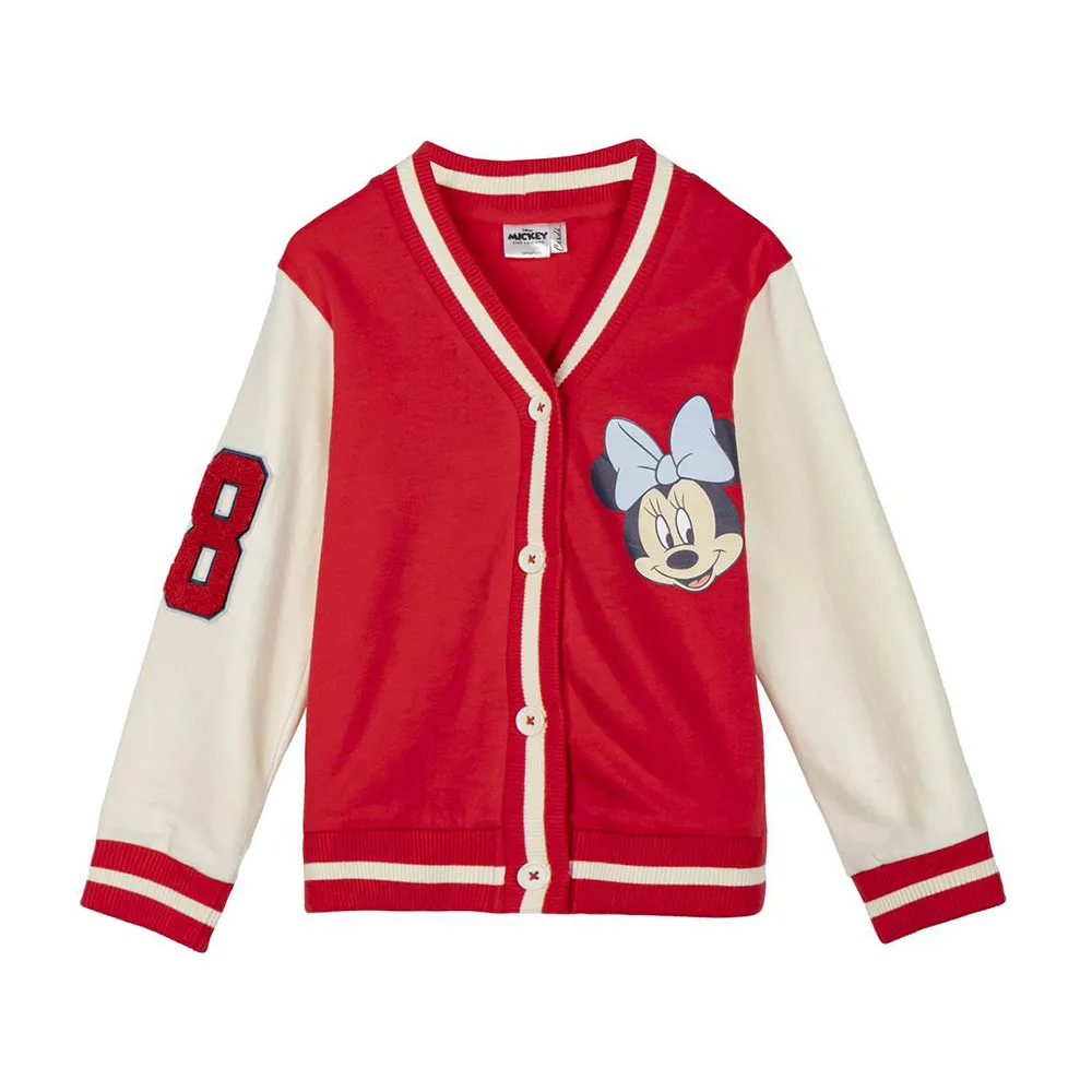 Cerda Group Cotton Brushed Baseball Minnie Jacke Cerda Group Cotton Brushed Baseball Minnie Jacke