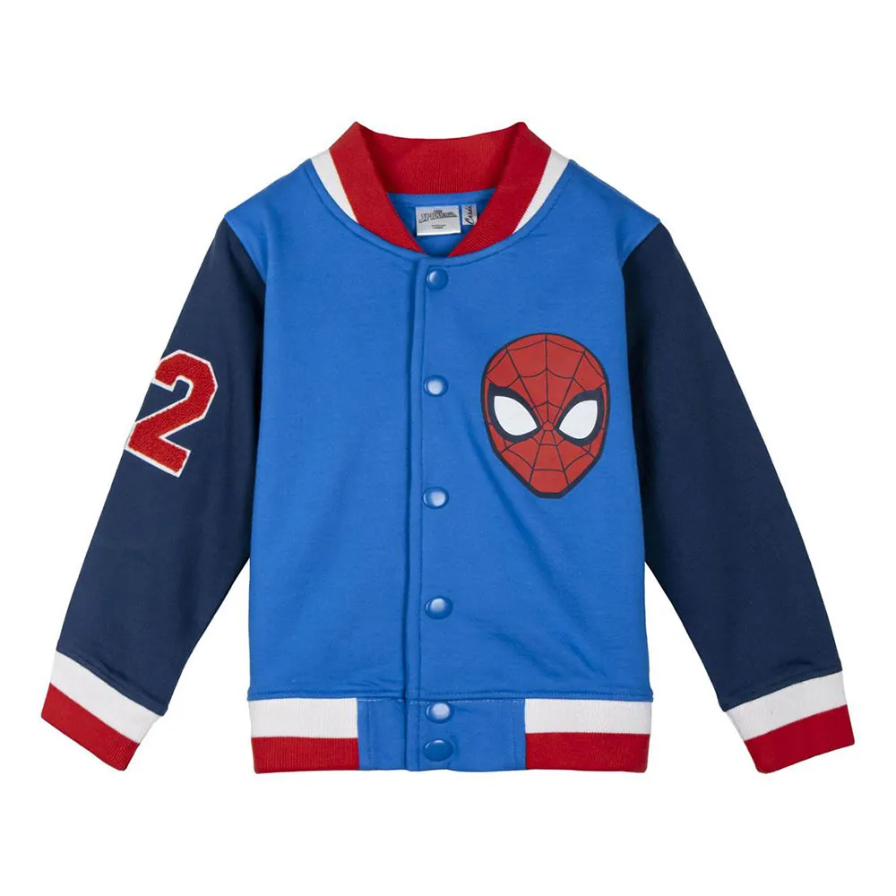 Cerda Group Cotton Brushed Baseball Spiderman Jacke Cerda Group Cotton Brushed Baseball Spiderman Jacke