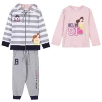 Cerda Group Cotton Brushed Princess Trainingsanzug 3 Stücke