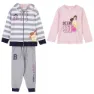 Cerda Group Cotton Brushed Princess Trainingsanzug 3 Stücke