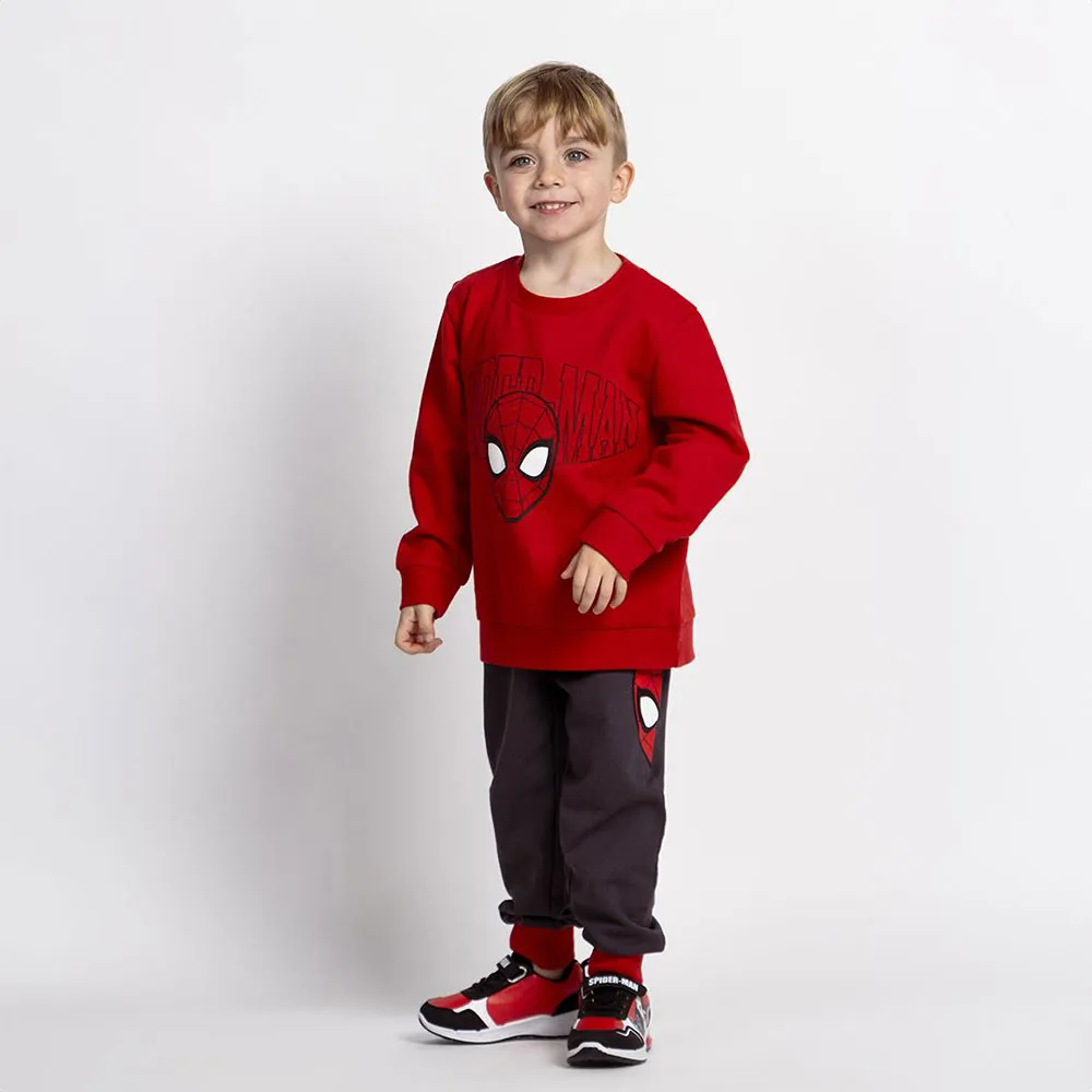 Cerda Group Cotton Brushed Spiderman Trainingsanzug, Red, 6Y Cerda Group Cotton Brushed Spiderman Trainingsanzug, Red, 6Y