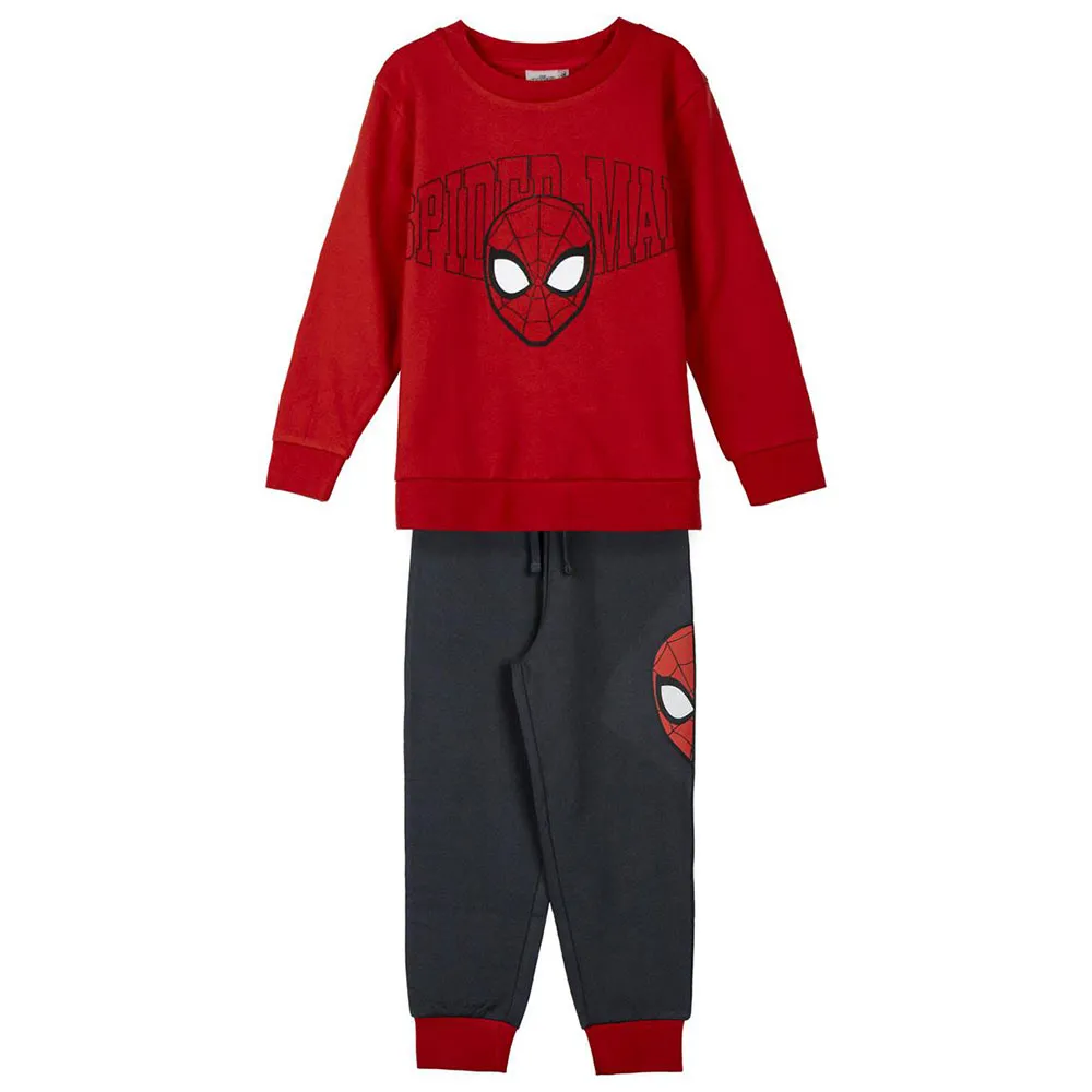 Cerda Group Cotton Brushed Spiderman Trainingsanzug, Red, 6Y Cerda Group Cotton Brushed Spiderman Trainingsanzug, Red, 6Y