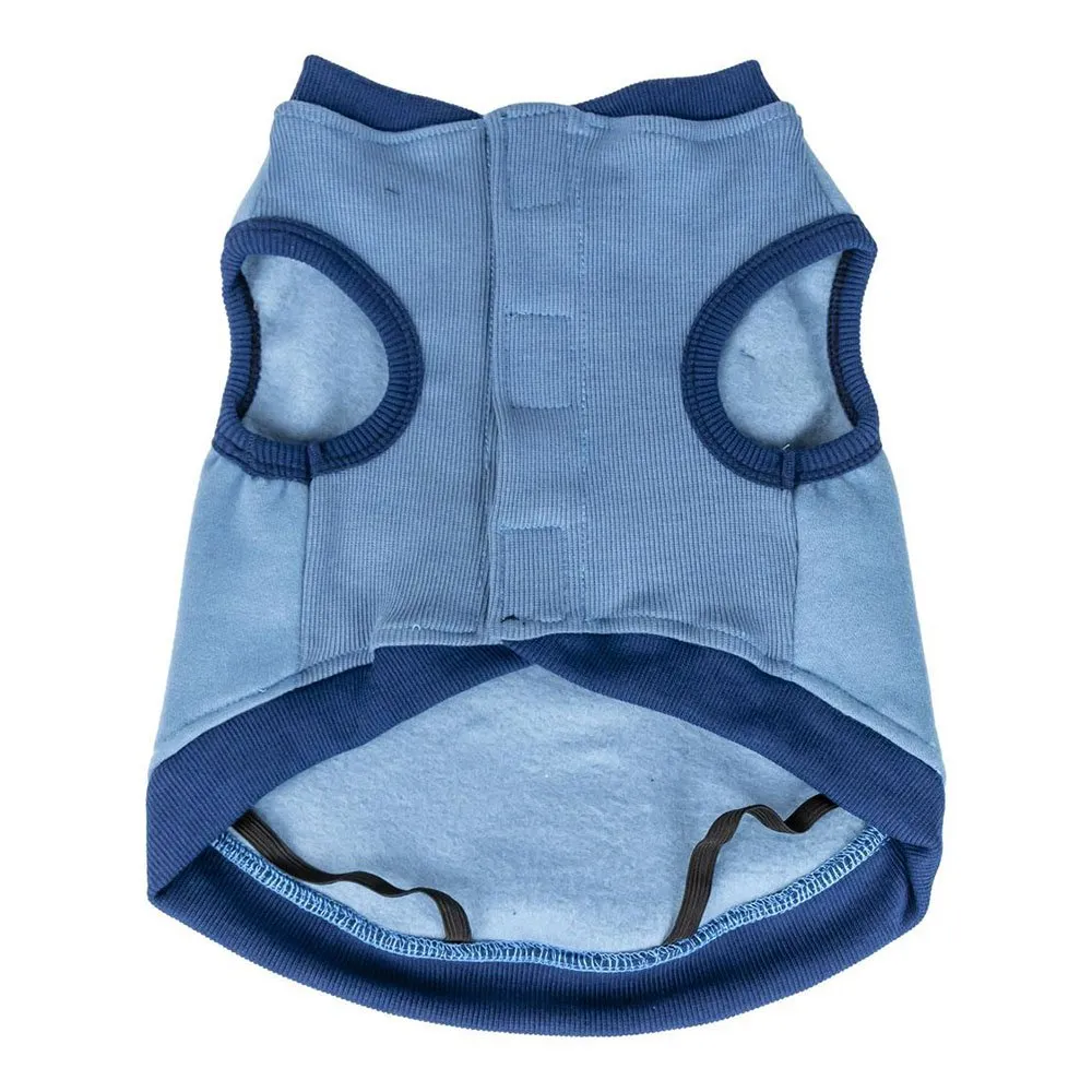 Cerda Group Cotton Brushed Stitch Hundejacke, Blue, XXS