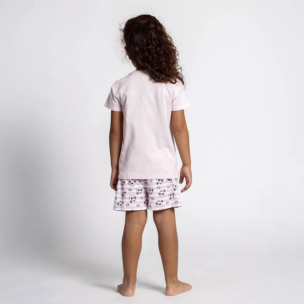 Cerda Group Gabby´s Dollhouse Kurzarm-pyjama, Pink / pink, 5Y