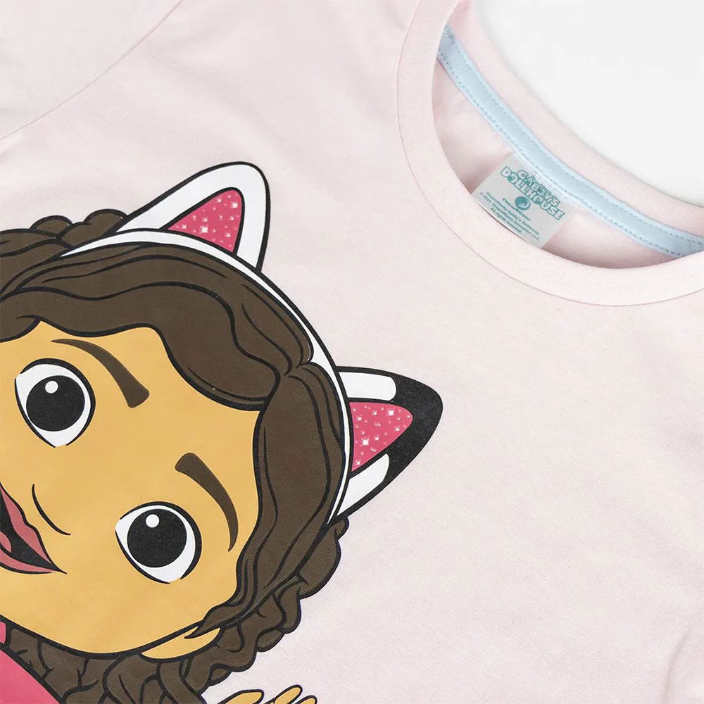 Cerda Group Gabby´s Dollhouse Kurzarm-pyjama, Pink / pink, 5Y