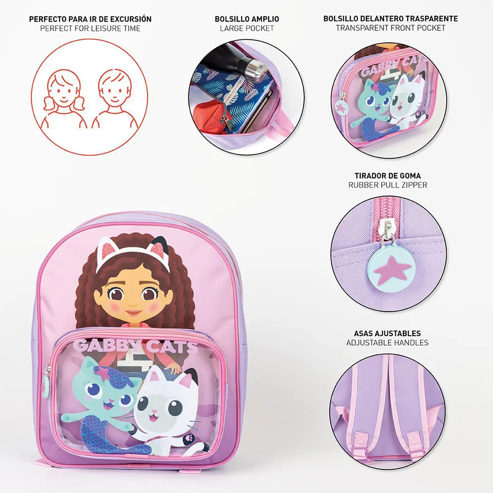 Cerda Group Gabby´s Puppenhaus Rucksack, Pink