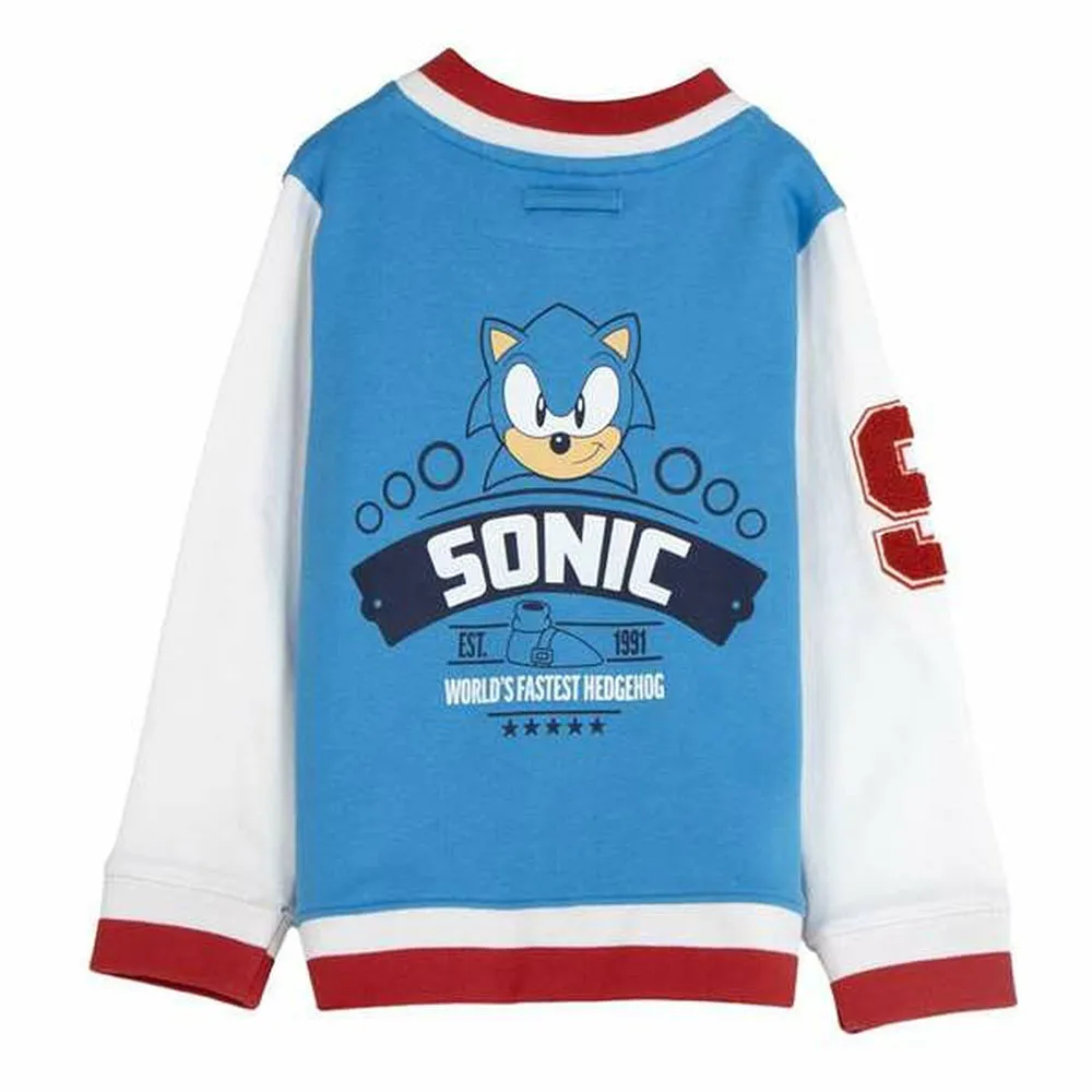 Cerda Group Gebürstete Baumwoll-baseball-sonic-jacke Cerda Group Gebürstete Baumwoll-baseball-sonic-jacke