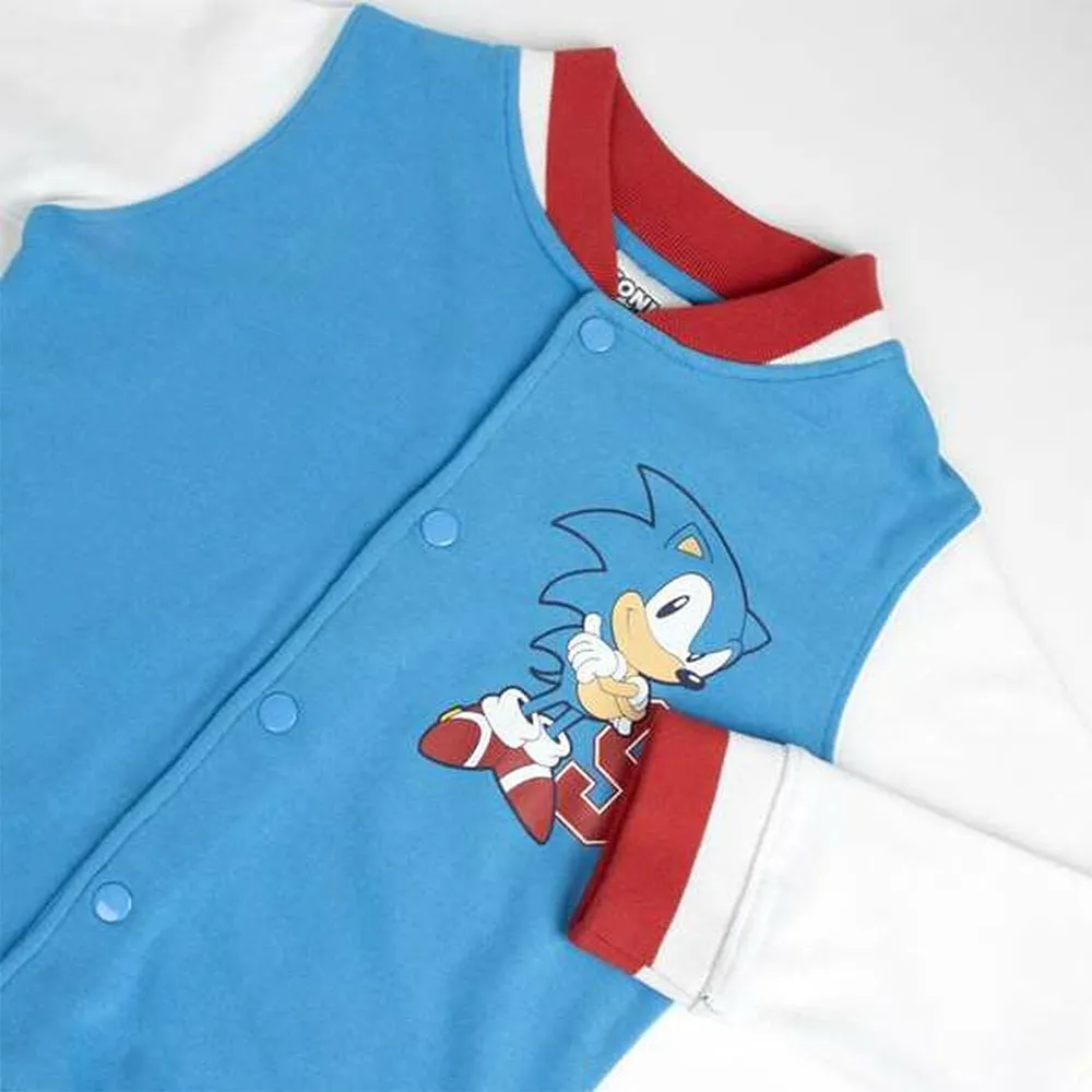 Cerda Group Gebürstete Baumwoll-baseball-sonic-jacke Cerda Group Gebürstete Baumwoll-baseball-sonic-jacke