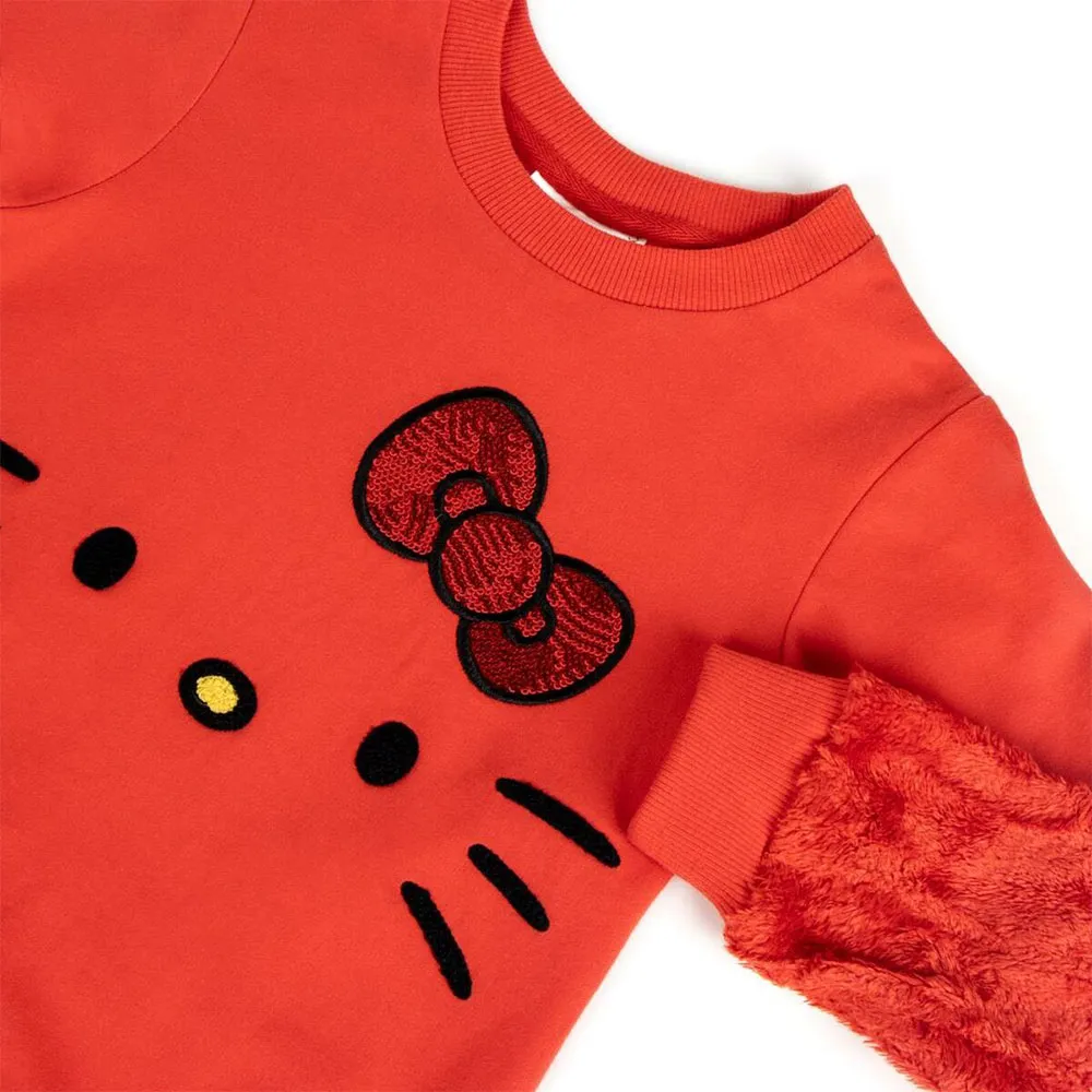 Cerda Group Hello Kitty Gebürsteter Baumwoll-sweatshirt