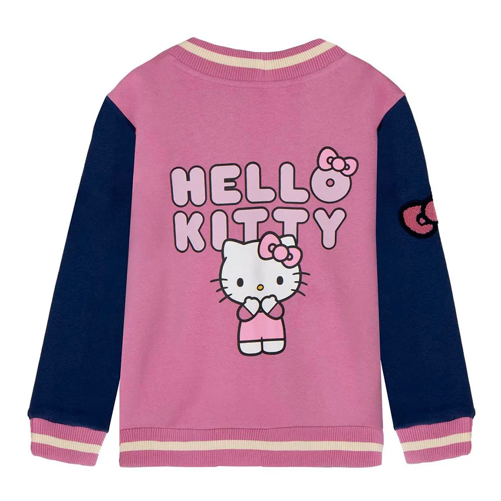Cerda Group Hello Kitty Gebürstetes Baseball-sweatshirt Cerda Group Hello Kitty Gebürstetes Baseball-sweatshirt