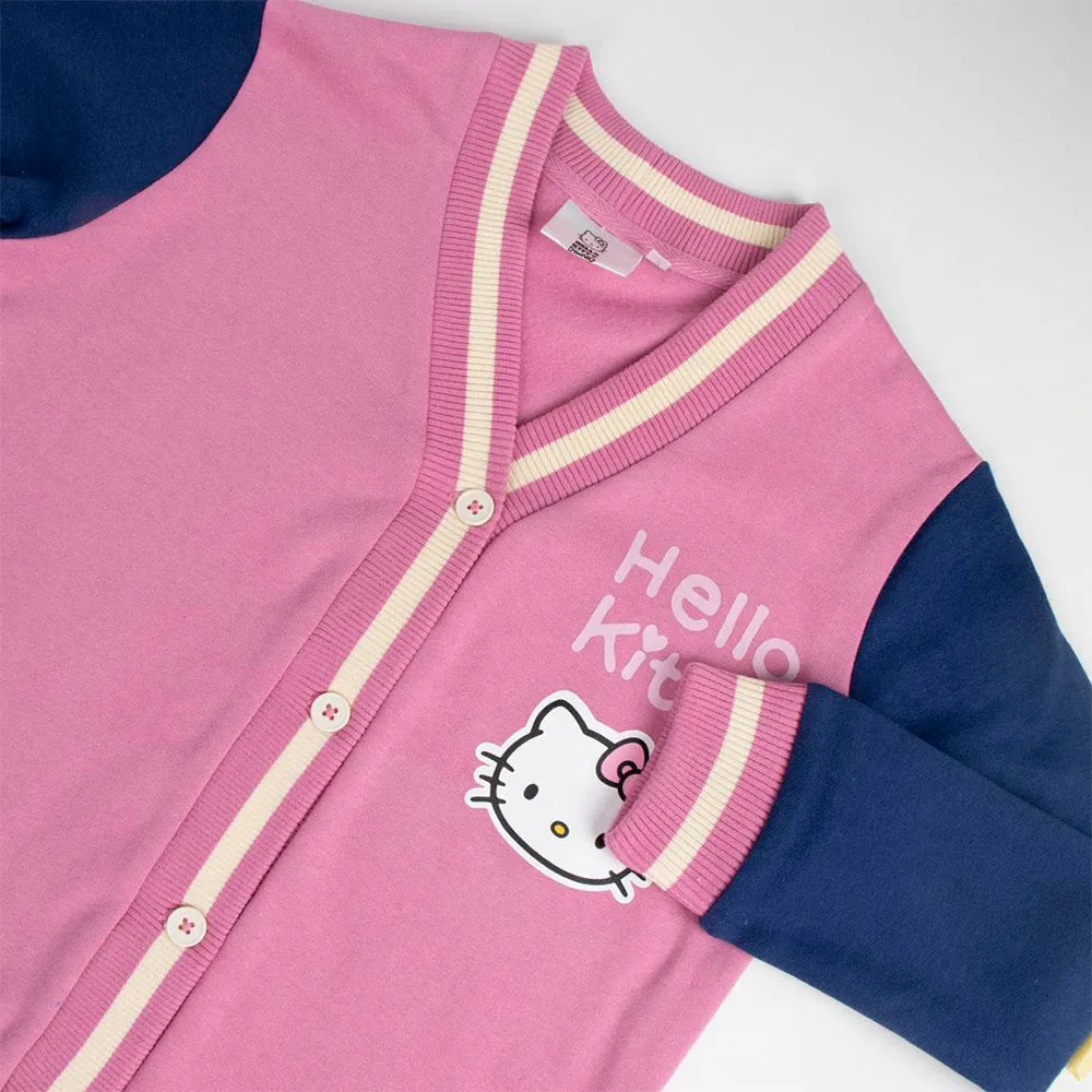 Cerda Group Hello Kitty Gebürstetes Baseball-sweatshirt Cerda Group Hello Kitty Gebürstetes Baseball-sweatshirt