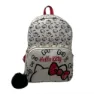 Cerda Group Hello Kitty Weißer Mini-rucksack Mit Mosaikmuster 25 Cm, Multicolor