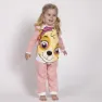 Cerda Group Interlock Helfer Auf Vier Pfoten Langarm-pyjama, Pink, 24MON