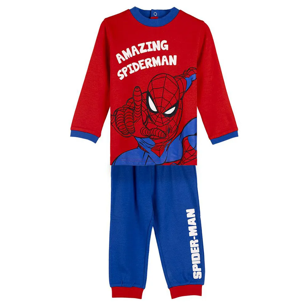 Cerda Group Interlock Spiderman Langarm-pyjama, Red / blue, 24MON Cerda Group Interlock Spiderman Langarm-pyjama, Red / blue, 24MON