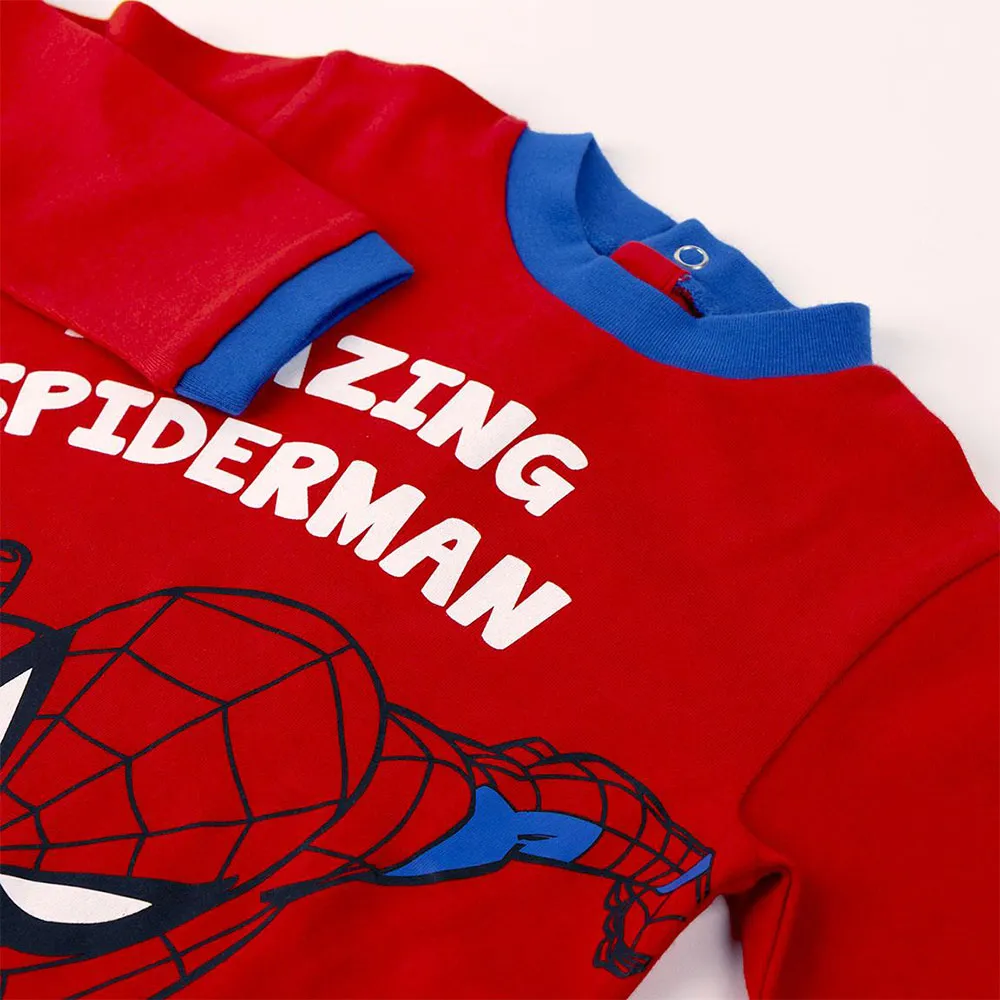 Cerda Group Interlock Spiderman Langarm-pyjama, Red / blue, 24MON Cerda Group Interlock Spiderman Langarm-pyjama, Red / blue, 24MON