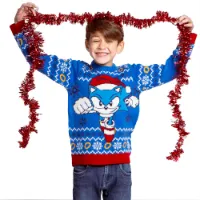 Cerda Group Knitted Christmas Sonic Pullover Cerda Group Knitted Christmas Sonic Pullover