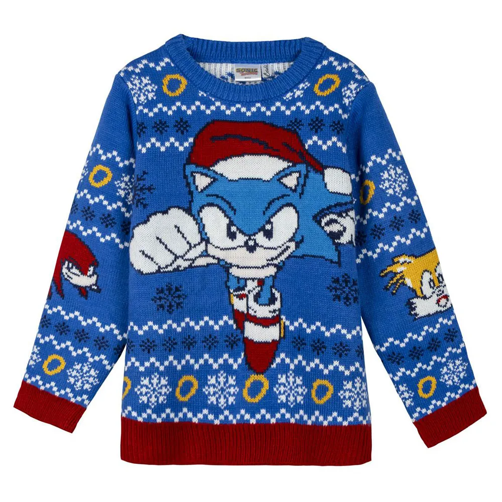 Cerda Group Knitted Christmas Sonic Pullover Cerda Group Knitted Christmas Sonic Pullover