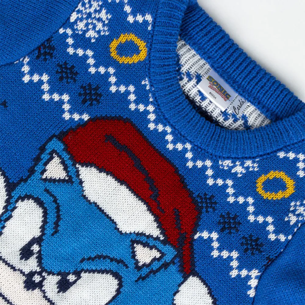 Cerda Group Knitted Christmas Sonic Pullover Cerda Group Knitted Christmas Sonic Pullover