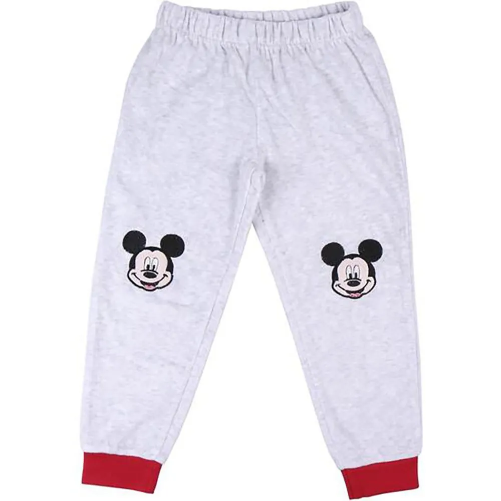 Cerda Group Langer Velor Mickey Pyjama, Grey, 5Y Cerda Group Langer Velor Mickey Pyjama, Grey, 5Y