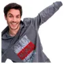Cerda Group Marvel Kapuzenpullover, Dark gray, S