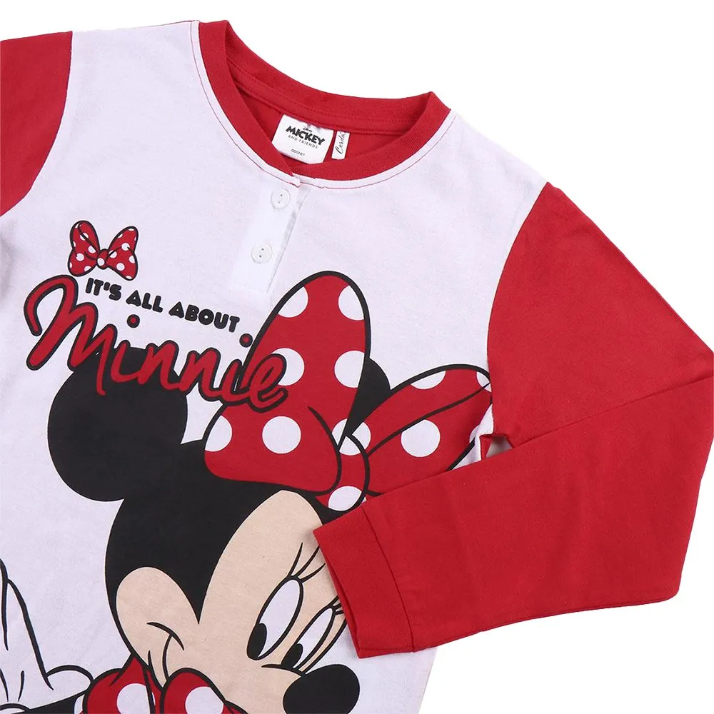 Cerda Group Minnie Langarm-pyjama, Red, 6Y