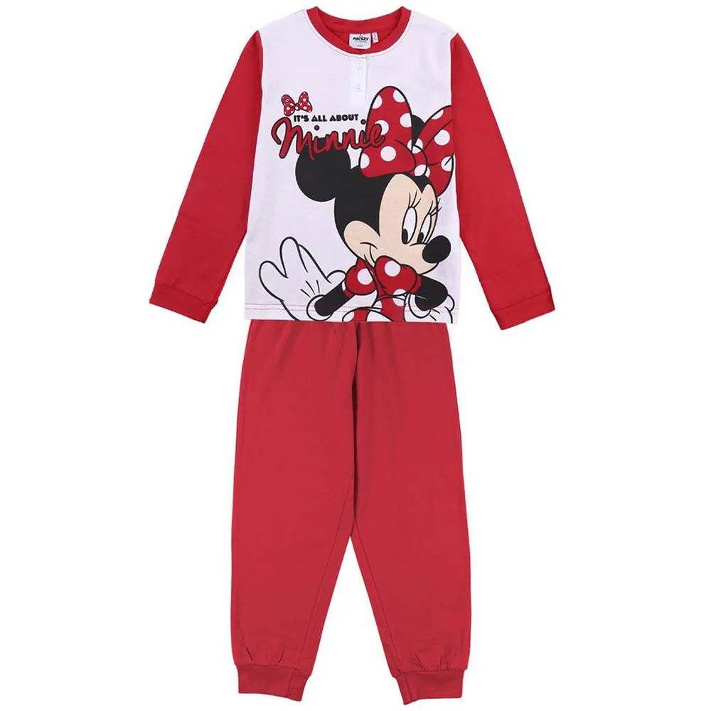 Cerda Group Minnie Langarm-pyjama, Red, 6Y