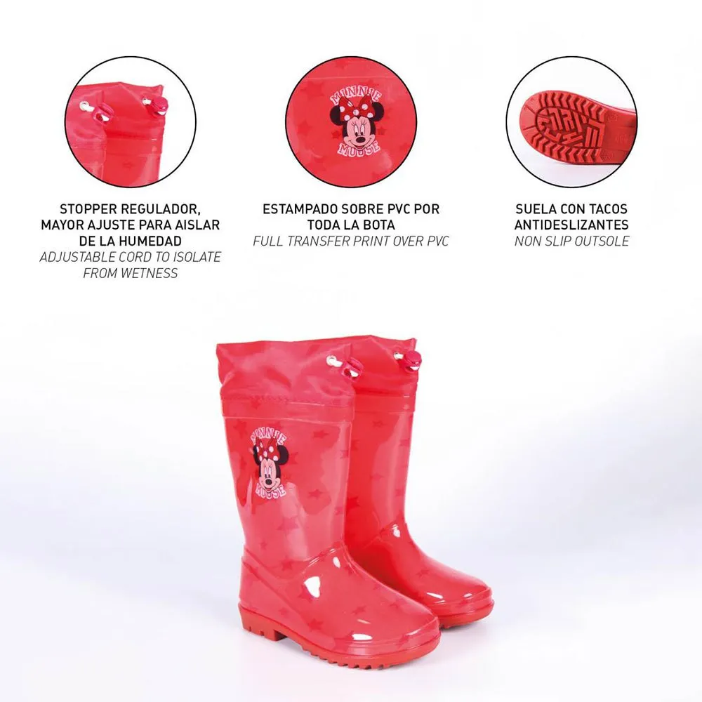 Cerda Group Minnie Stiefel, Red, EU 27