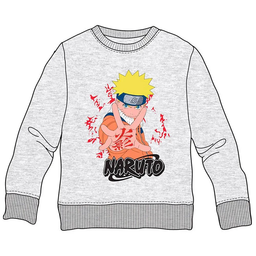 Cerda Group Naruto Sweatshirt, Grey, 8Y Cerda Group Naruto Sweatshirt, Grey, 8Y