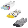 Cerda Group Snoopy Unsichtbare Socken 3 Paare, Multicolor, EU 36-40