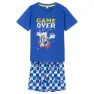 Cerda Group Sonic Kurzarm-pyjama, Blue, 6Y