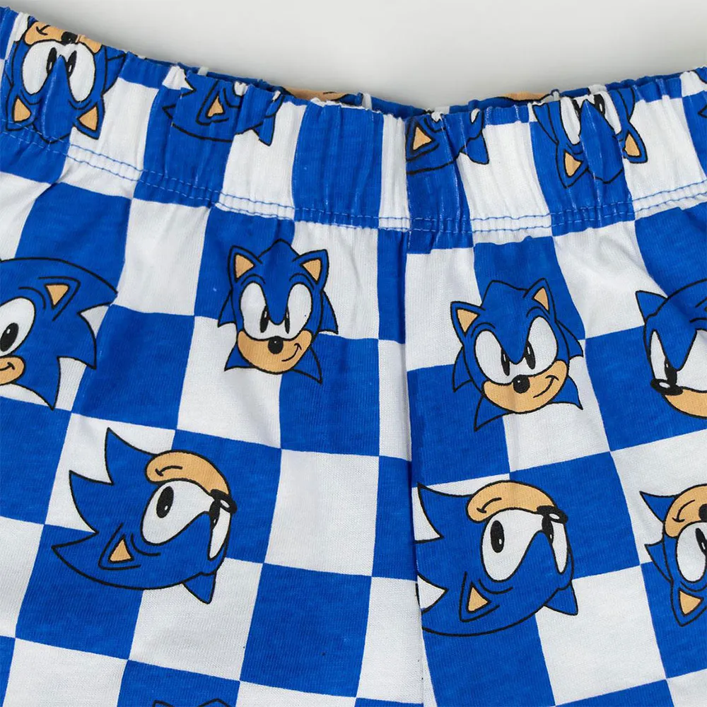 Cerda Group Sonic Kurzarm-pyjama, Blue, 6Y Cerda Group Sonic Kurzarm-pyjama, Blue, 6Y