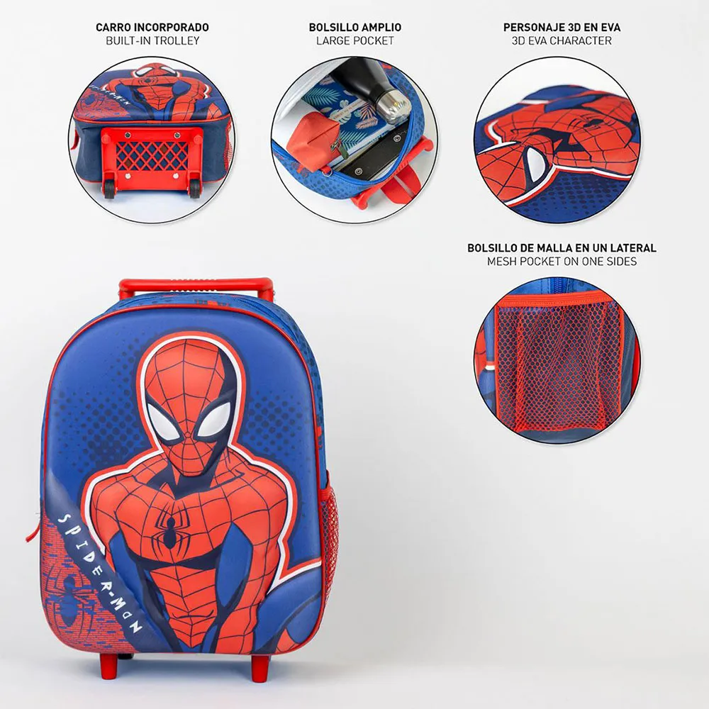 Cerda Group Spiderman 3d-rucksack, Blue / blue Cerda Group Spiderman 3d-rucksack, Blue / blue
