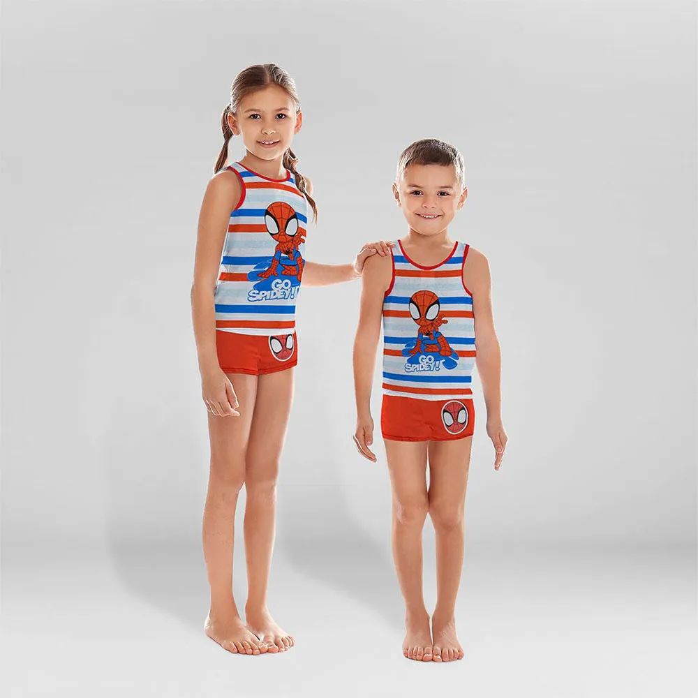 Cerda Group Spidey Ärmelloser Pyjama, Red, 5Y Cerda Group Spidey Ärmelloser Pyjama, Red, 5Y