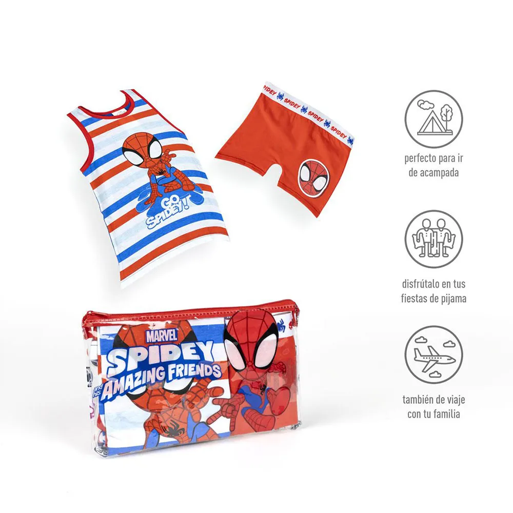 Cerda Group Spidey Ärmelloser Pyjama, Red, 5Y Cerda Group Spidey Ärmelloser Pyjama, Red, 5Y
