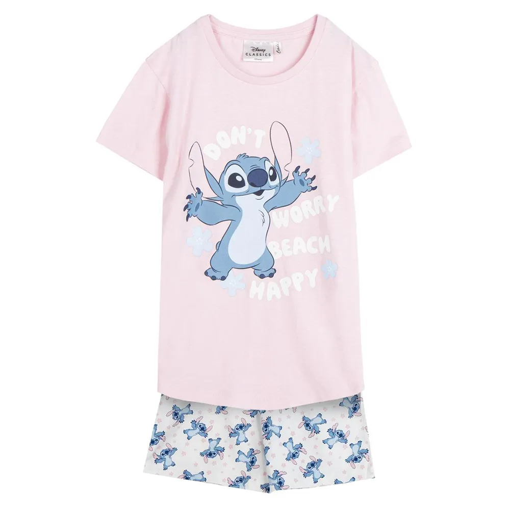 Cerda Group Stitch Pyjama, Pink, 12Y
