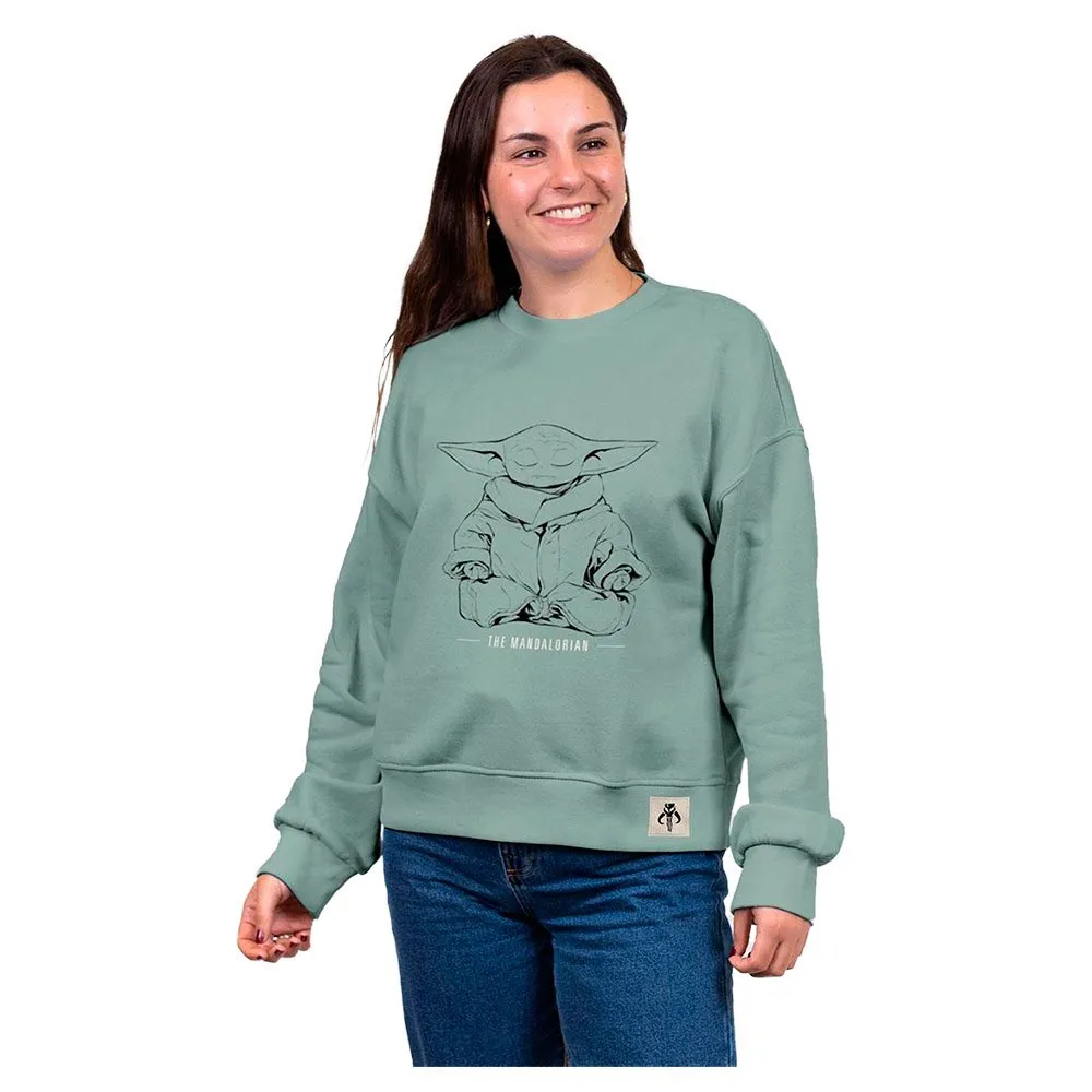 Cerda Group The Mandalorian Sweatshirt, Light green, XS