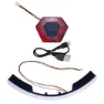 CGM 890a Sentiero Led Helmlampe, White / red