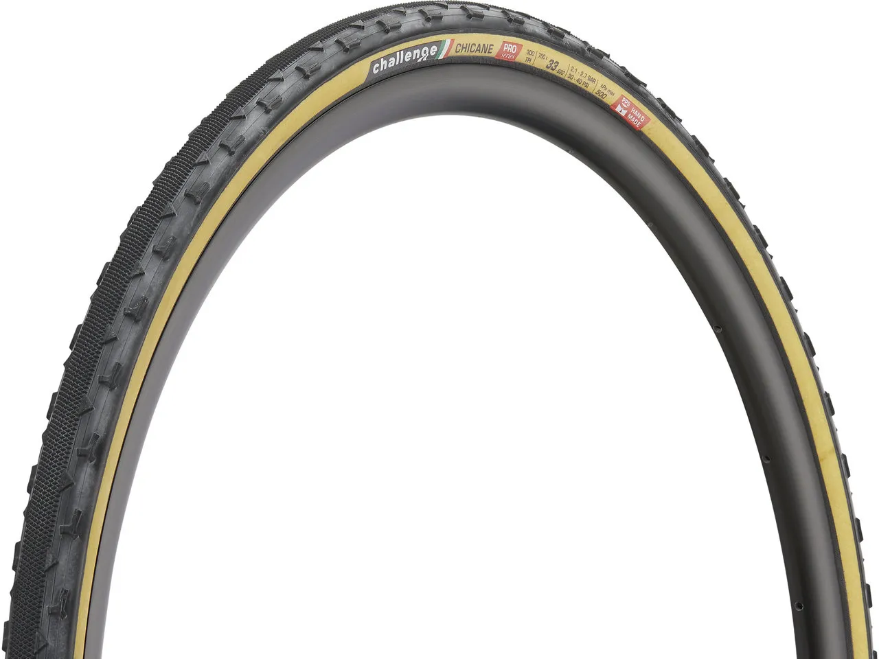 Challenge Chicane Pro 28" Faltreifen, Schwarz-braun, 33-622 (700 x 33C) Challenge Chicane Pro 28" Faltreifen, Schwarz-braun, 33-622 (700 x 33C)