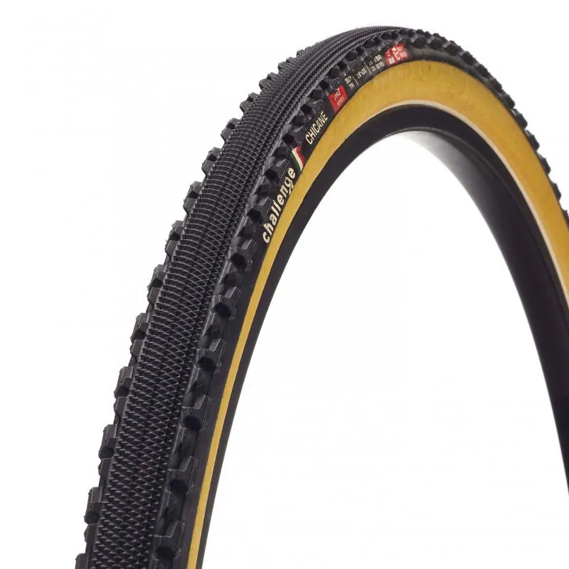 Challenge Chicane Pro Tubular 700c X 33 Steifer Gravelreifen, Skinwall, 700C x 33 Challenge Chicane Pro Tubular 700c X 33 Steifer Gravelreifen, Skinwall, 700C x 33